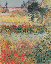 Giardino in fiore, Arles, luglio 1888